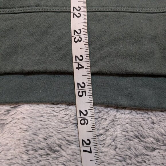 Lululemon Green Crew Sweatshirt Pullover Sweater Just Pleat it Size 10 - Picture 6 of 6